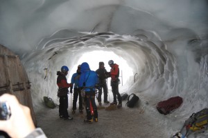 Auiguille du Midi - wyjście dla alpinistów